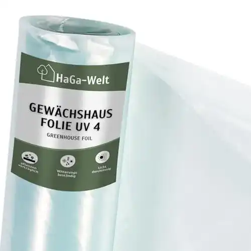 Gewächshausfolie HaGa UV4 für Folientunnel und Treibhaus