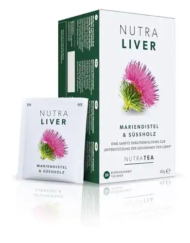 Detox-Tee Nutra Tea Nutraliver für Leberentgiftung und Verdauung
