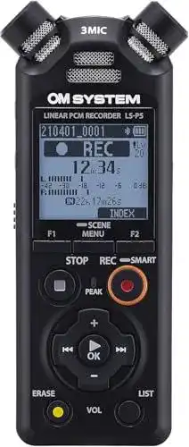 Handy Recorder OM System LS-P5 mit TRESMIC II Technologie