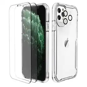 iPhone 11 Pro Max Hülle Oretech mit 2 Displayschutzfolien und 1 Kameraschutz