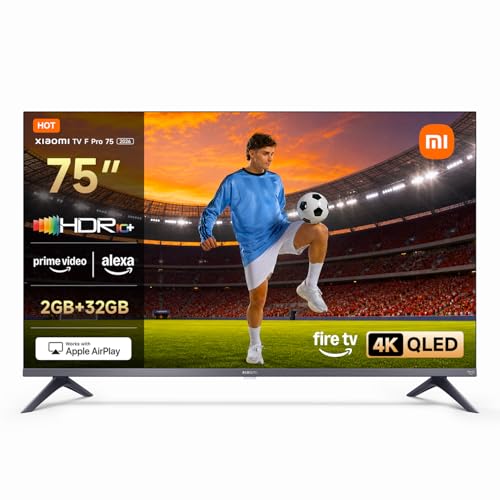 Xiaomi TV F Pro 75 Zoll (190 cm) 4K UHD QLED Smart TV mit Fire OS