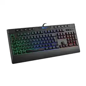 Klim Triumph Gaming Tastatur QWERTZ Layout mit RGB-Beleuchtung und Multimedia-Steuerung