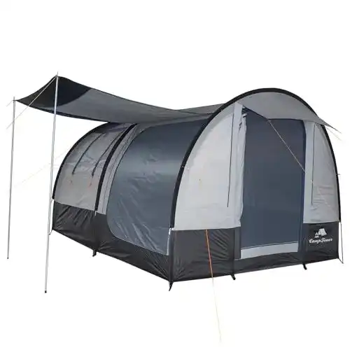 CampFeuer Tunnelzelt Smart für 4 Personen mit wasserdichtem Design