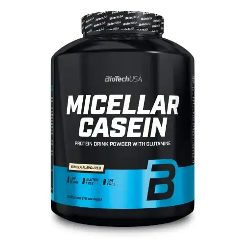 BiotechUSA Micellar Casein Proteinpulver – 2,27 kg Vanille