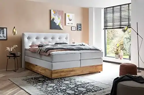 Boxspringbett 160×200 Belanoti Marbo mit Bettkasten und 7-Zonen