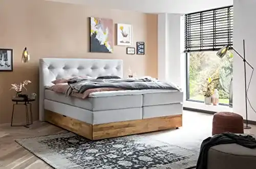 Boxspringbett 160×200 Belanoti Marbo mit Bettkasten und 7-Zonen