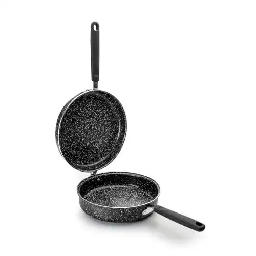 Omelette-Pfanne Ibili 24 cm – Tortilla-Pfanne aus Aluminium mit Anti-Haft-Beschichtung