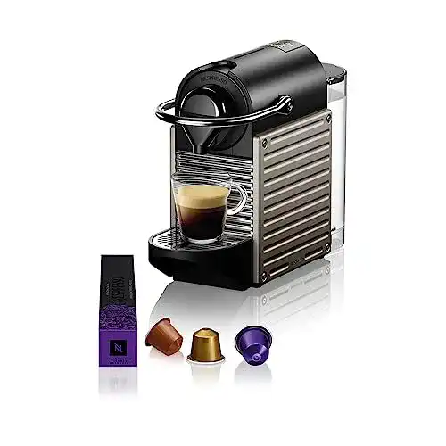 Nespresso Krups Pixie XN304T Kapselmaschine mit 19 Bar Druck