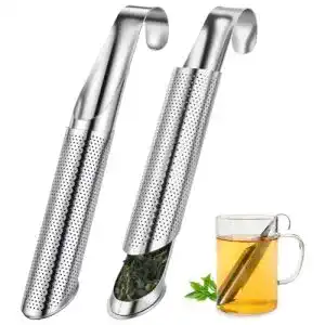 Edelstahl Tee-Ei Set von Vicloon, 2 Stück feinmaschig