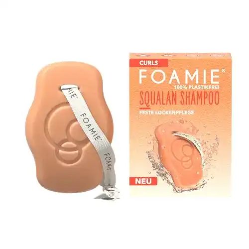 Foamie festes Shampoo Squalan für lockiges Haar