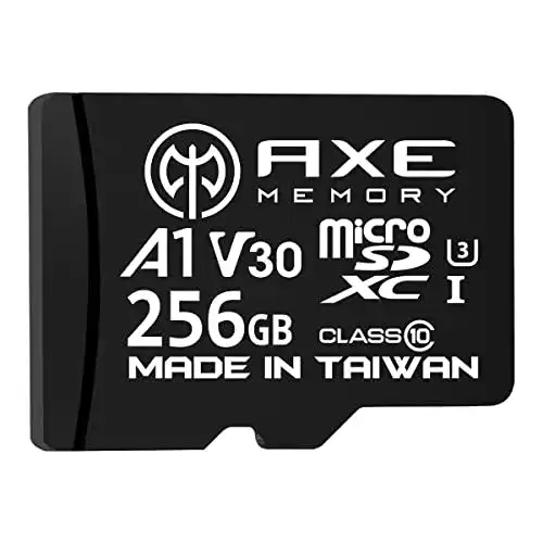 Micro SD 256GB AXE Memory Speicherkarte mit SD-Adapter