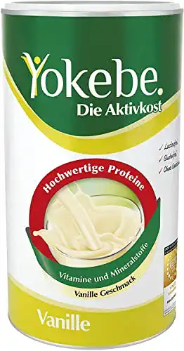 Yokebe Aktivkost Vanille Diätshake für Gewichtsabnahme