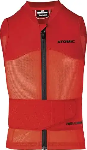 Rückenprotektor für Kinder ATOMIC Live Shield Vest JR in Rot, Größe M