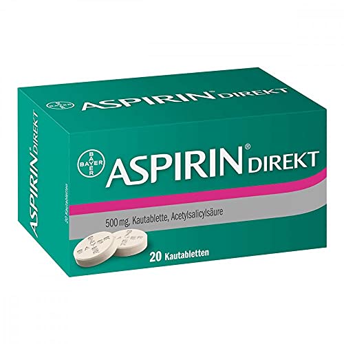 Kopfschmerztabletten von Bayer – ASPIRIN Direkt Kautabletten 20 Stück