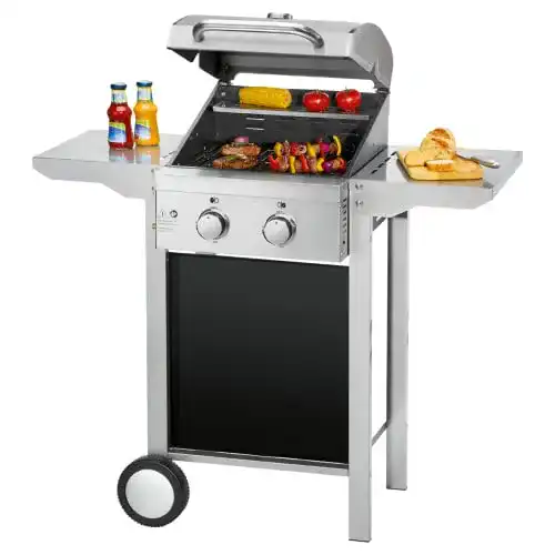 Profi Cook Gasgrill PC-GG 1128 mit Lavasteinen und 2 Brennern