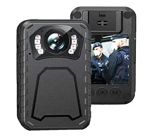 Bodycam JieSuDa, Polizeikamera mit 1296P FHD und 64 GB Speicher