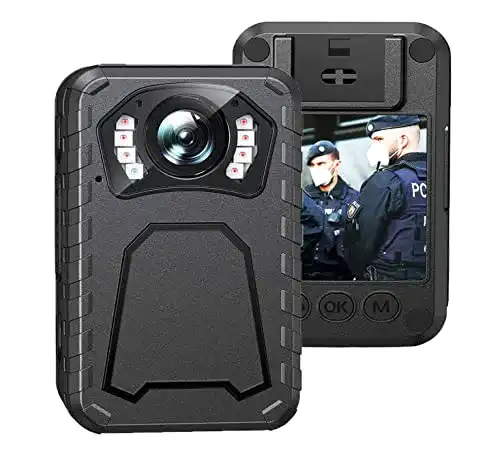 Bodycam JieSuDa, Polizeikamera mit 1296P FHD und 64 GB Speicher