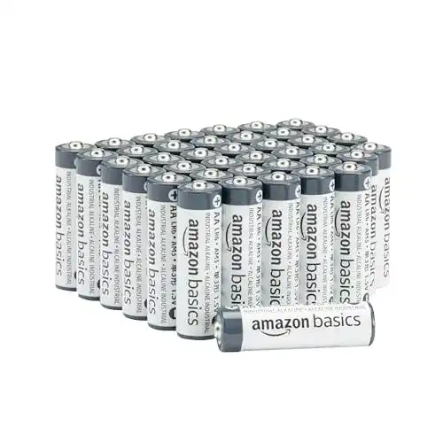 Batterie Amazon Basics AA Alkali, 1,5 V, 40 Stück, 5 Jahre lagerfähig