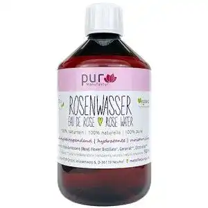 Rosenwasser Bio 100% naturrein aus Damaszener-Rosenblüten