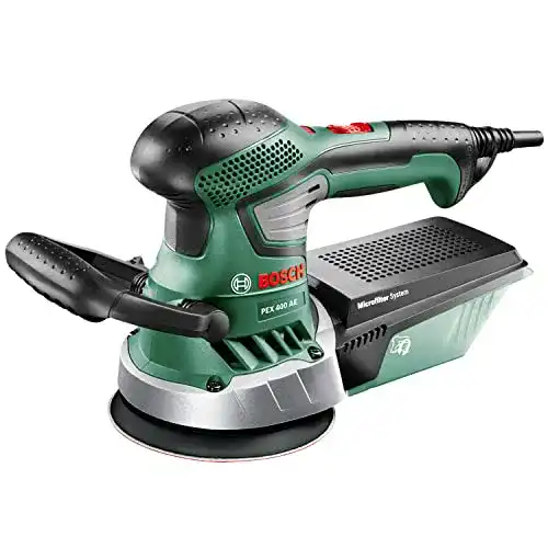 Bosch Exzenterschleifer PEX 400 AE mit Koffer und 370 Watt