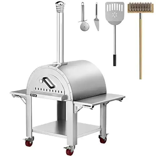 Pizzaofen Garten Vevor Holzgebrannter Pizzaofen 81,3 cm