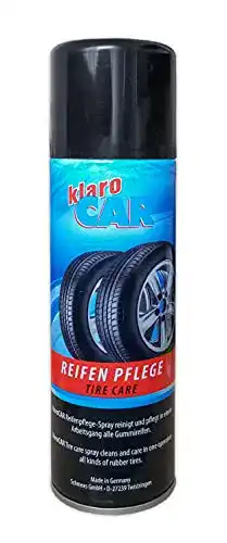Reifenpflege Spray Klarocar 300ml für Gummireifen
