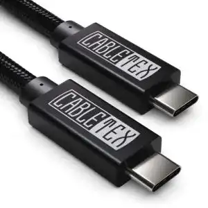 Thunderbolt 3 Kabel Cabletex 2m USB C Monitorkabel Typ C 3.2 Gen 2