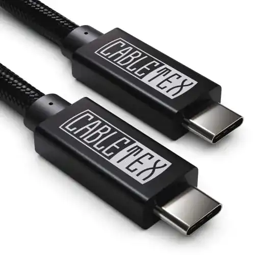 Thunderbolt 3 Kabel Cabletex 2m USB C Monitorkabel Typ C 3.2 Gen 2