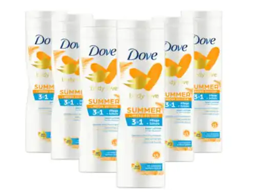 Dove Body Love Bodylotion 24h Pflege mit UVA/UVB Schutz für alle Hauttypen