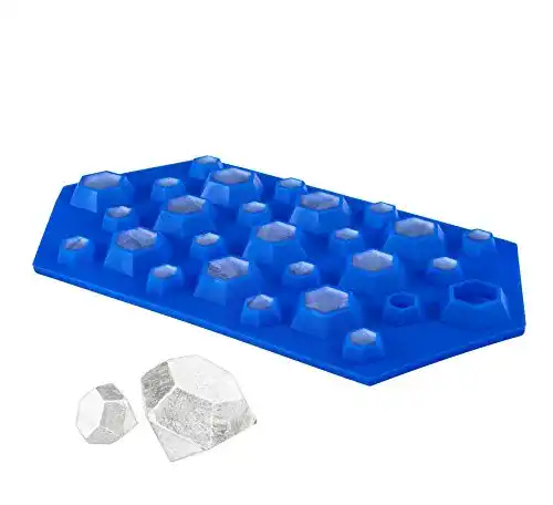 Eiswürfelform FuKiPro Funky Kitchen Products Diamant, Silikon