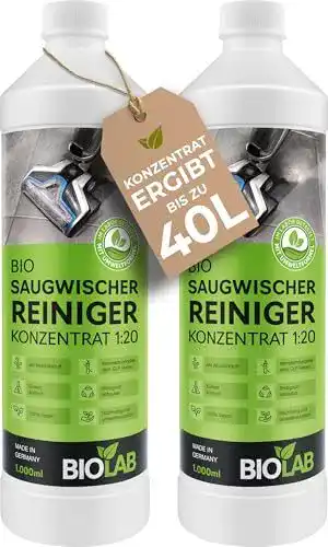 Bodenreiniger Biolab Bio Saugwischer Reinigungsmittel 2 x 1000 ml