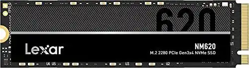 M.2-SSD 512GB von Lexar – PCIe Gen3x4 NVMe 1.4, 2280