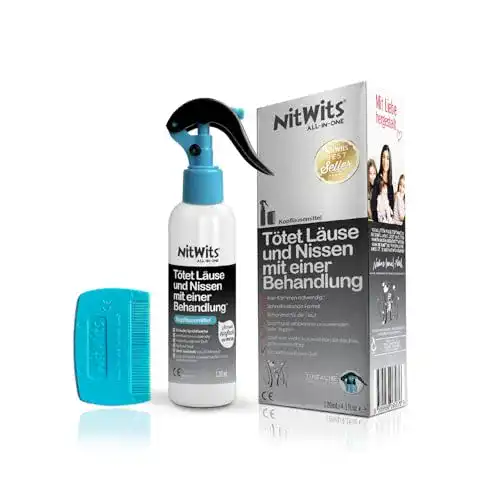 Läusemittel NitWits Kopfläuse, All-In-One Läuse Abwehrspray