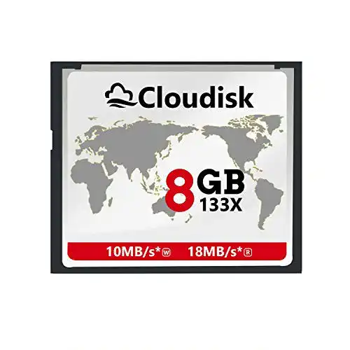 Cloudisk Compact Flash Card 8GB CF 2.0 für digitale Kameras und Industrie