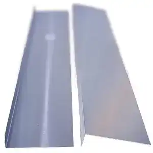Ortgangblech Aluminium Winkelprofil 137/30, Länge 2 Meter