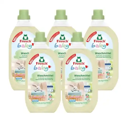 Frosch Baby-Waschmittel, 5 x 21 Waschladungen