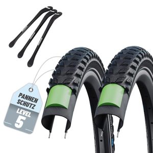 Schwalbe Fahrradreifen Marathon 365 2er Set 28 Zoll mit Reflexstreifen