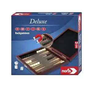 Backgammon Noris 606108004 Reisespiel für Kinder ab 8 Jahren