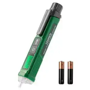 Berührungsloser Spannungsprüfer TN-213 von Tesmen mit Taschenlampe und LCD-Anzeige