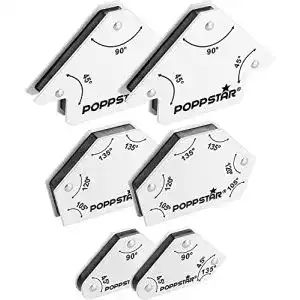 Winkelmagnet Poppstar Schweißmagnet-Set für präzises Arbeiten