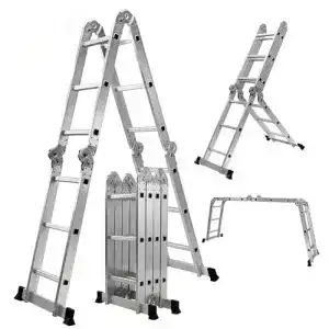 Treppenleiter Craftfull Aluminium Mehrzweckleiter CF-104A 6in1