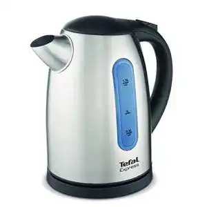 Tefal Express Wasserkocher mit Wasserstandsanzeige und Edelstahl-Optik