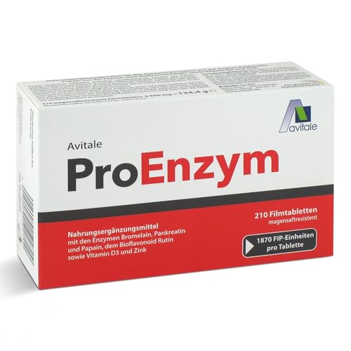 Bromelain Avitale ProEnzym Magensaftresistente Filmtabletten