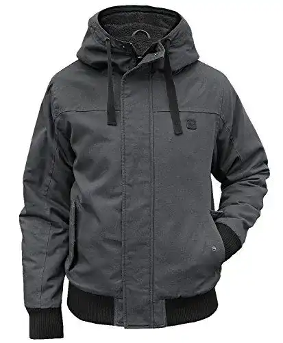 Winterjacke Herren Brandit Grizzly in Anthrazit, Größe L