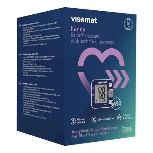 Blutdruckmessgerät für das Handgelenk von Visomat Handy
