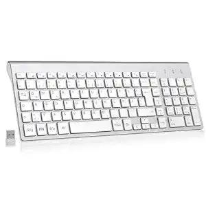 Ergonomische kabellose Tastatur von Cimetech mit QWERTZ Layout