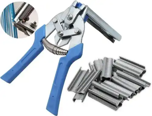 Wurstclipper Muyirted Zaunzange mit Magazin und 600 Clips