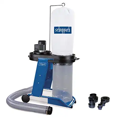 Scheppach HD12 Absauganlage, 550W Motor, 1150m³/h Luftdurchsatz