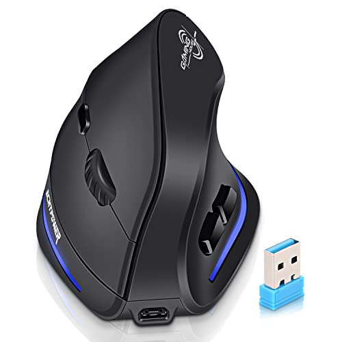 Ergonomische Maus ECHTPower 2.4G Wireless Vertikal