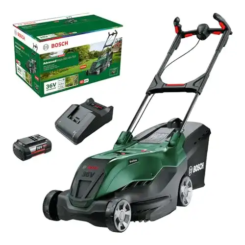 Bosch Akku-Rasenmäher AdvancedRotak 36V-44-750 mit 4.0 Ah Akku und Ladegerät